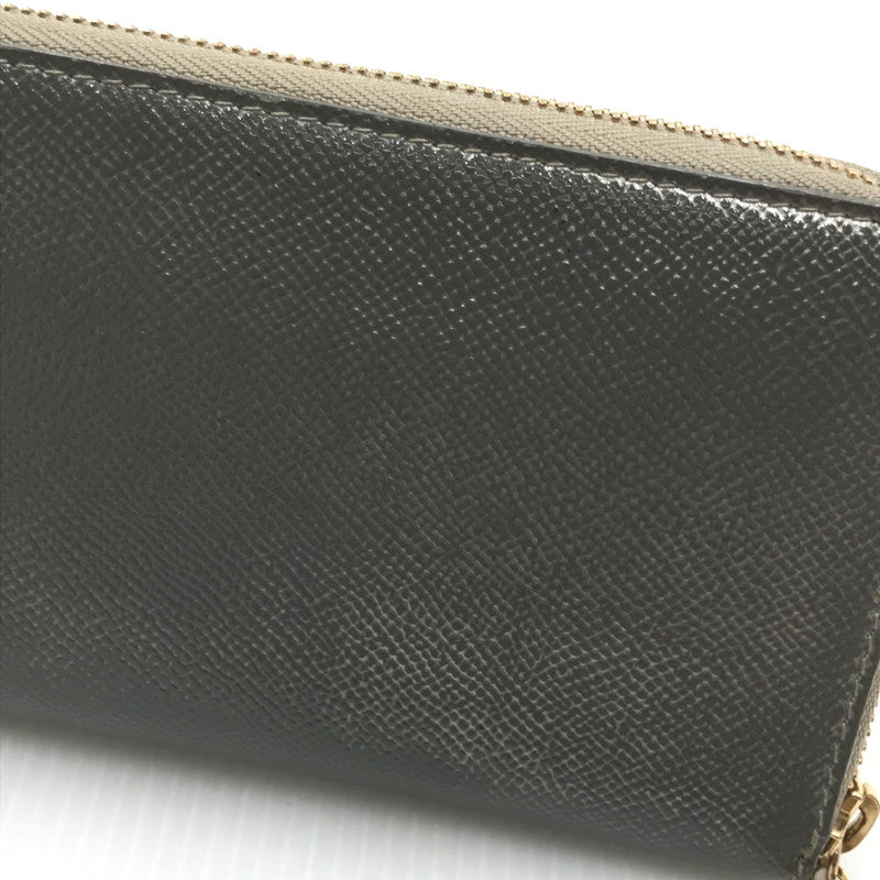 【中古品】【メンズ】 BVLGARI ブルガリ ROUND FASTENER LONG WALLET 287079 ラウンドファスナー ロング ウォレット 長財布 181-250127-na-09-tag カラー：シルバー 万代Net店