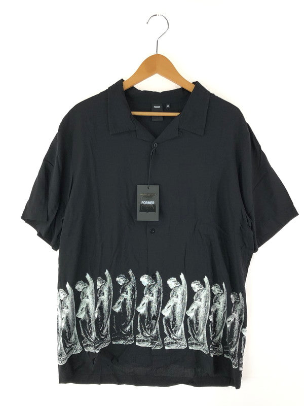 【中古品】【メンズ】  FORMER フォーマー MARILYN COMPOSED S/S SHIRT FSH-23103 マリリン コンポーズド ショートスリーブ  シャツ 半袖 トップス 142-240329-mo-5-tag サイズ：M カラー：ブラック 万代Net店