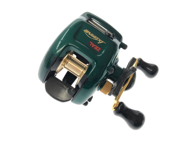 【中古品】 ZEAL ズイール IXIONE IX-4F イクシオーネ IX-4F カシワギ :グリーン ベイトリール 右ハンドル 釣り 釣り具等 134-260819-rt-06-tag 万代Net店