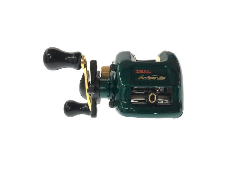 【中古品】 ZEAL ズイール IXIONE IX-4F イクシオーネ IX-4F カシワギ :グリーン ベイトリール 右ハンドル 釣り 釣り具等 134-260819-rt-06-tag 万代Net店
