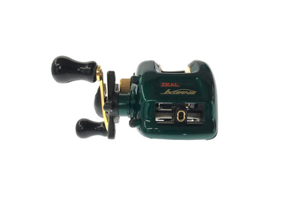 【中古品】 ZEAL ズイール IXIONE IX-4F イクシオーネ IX-4F カシワギ :グリーン ベイトリール 右ハンドル 釣り 釣り具等 134-260819-rt-06-tag 万代Net店