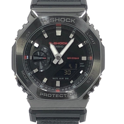 【中古美品】【メンズ】 CASIO カシオ  G-SHOCK ジーショック ANALOG-DIGITAL 2100 Series GM-2100CB-1AJF アナデジ クォーツ 腕時計 196-240406-kk-11-tag カラー：ブラック 万代Net店