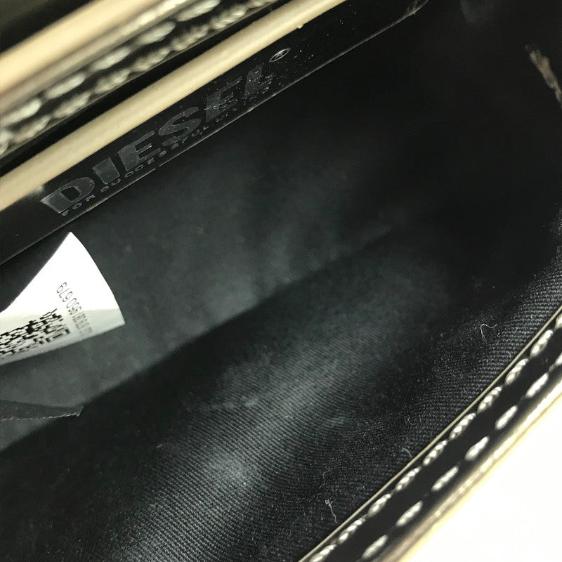 【中古品】【レディース】 DIESEL ディーゼル 1DR SHOULDER BAG ショルダーバッグ 2WAYバッグ カバン 188-250807-na-05-tag カラー：ゴールド 万代Net店