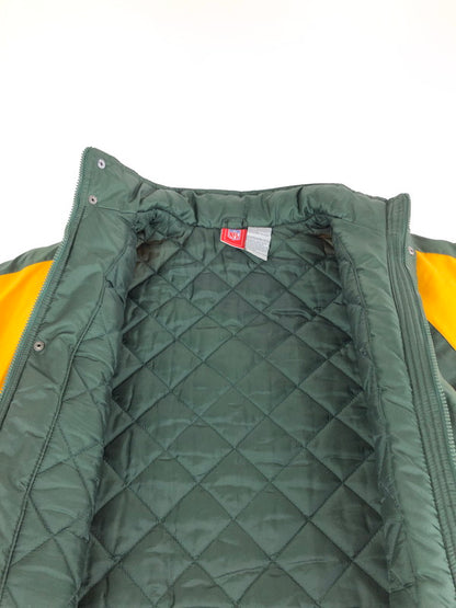 【中古品】【メンズ】  NFL GREEN BAY PACKERS エヌエフエル グリーンベイ・パッカーズ PADDED JACKET パデッドジャケット アウター 中綿ジャケット 146-240408-kk-21-tag サイズ：EXTRA GRANDE カラー：グリーン 万代Net店