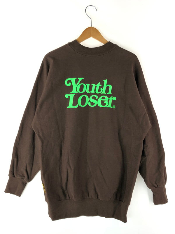 【中古品】【メンズ】  YOUTH LOSER ユースルーザー VERDY FRONT SWEAT 1997 ヴェルディ フロントスウェット 1997 トップス トレーナー 142-240409-kk-5-tag サイズ：F カラー：ブラウン 万代Net店