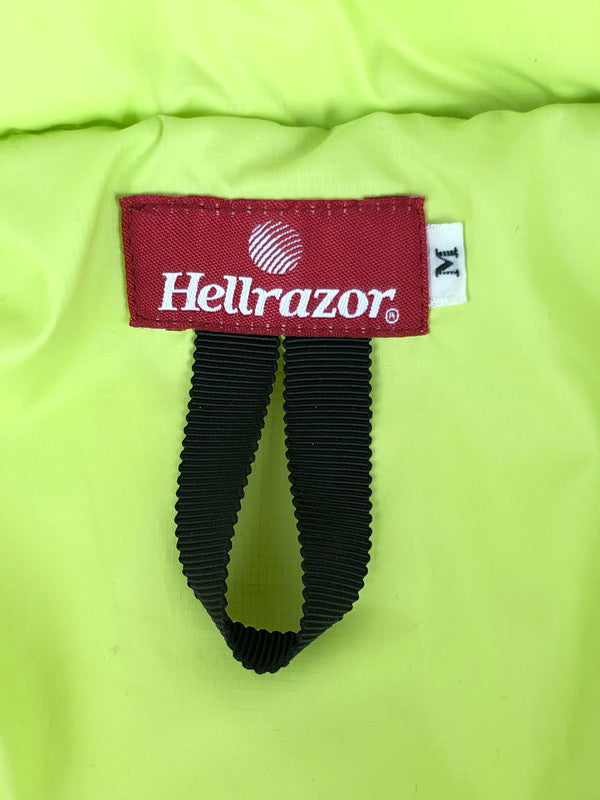 【中古品】【メンズ】  HELLRAZOR ヘルレイザー 23AW LOGO PULLOVER HOODED DOWN JACKET ロゴ プルオーバー フーデッド ダウンジャケット アウター 142-240409-kk-10-tag カラー：グリーン 万代Net店