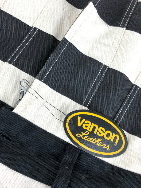 【中古品】【メンズ】 VANSON バンソン ALL IN ONE NVAO-301NC オールインワン ツナギ 156-240409-mo-9-tag サイズ：S カラー：ブラック/ホワイト 万代Net店