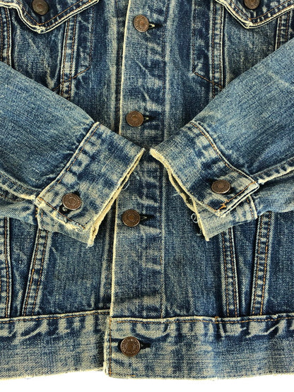 【現状渡し品】【メンズ】 Levi's リーバイス 4th DENIM JACKET フォース デニムジャケット ライトアウター  146-240409-mo-7-tag カラー：ライトインディゴ 万代Net店