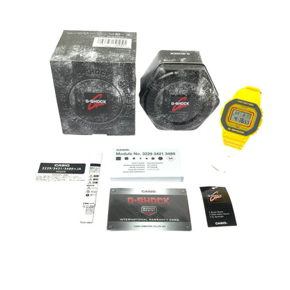 【中古美品】【メンズ】 G-SHOCK ジーショック 5600 SERIES DW-5610Y-9 デジタル クォーツ 腕時計 アクセサリー 196-260618-rt-19-tagh カラー：イエロー 万代Net店