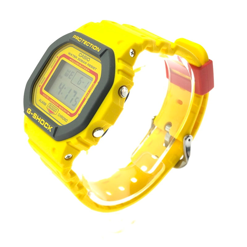 【中古美品】【メンズ】 G-SHOCK ジーショック 5600 SERIES DW-5610Y-9 デジタル クォーツ 腕時計 アクセサリー 196-260618-rt-19-tagh カラー：イエロー 万代Net店