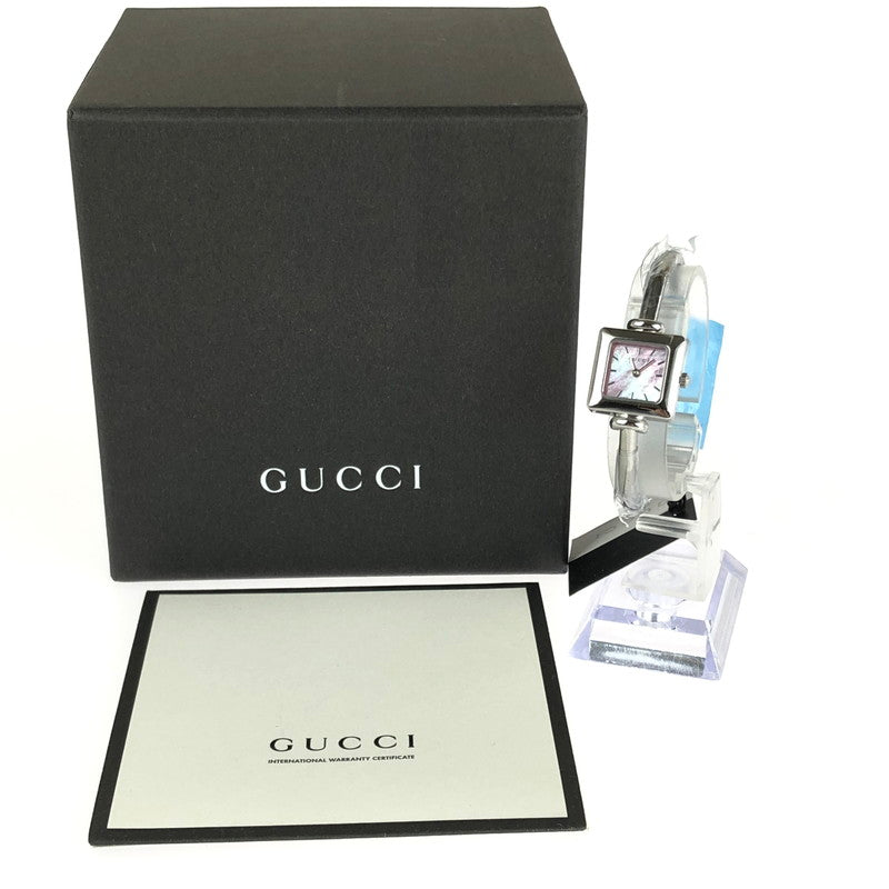 【中古美品】【レディース】 GUCCI グッチ  1900 YA019519 クォーツ 腕時計 バングルウォッチ 197-240413-kk-19-tag カラー：シルバー 万代Net店