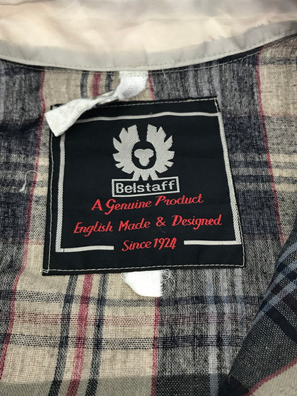 【ジャンク品】【メンズ】 BELSTAFF ベルスタッフ BELSTAFF ベルスタッフ NYLON JACKET 裏地チェック イタリア規格 ナイロンジャケット アウター 146-250131-mo-22-tag カラー：グレー系 万代Net店