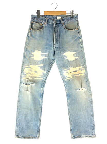 【現状渡し品】【メンズ】 Levi's リーバイス  501 DENIM PANTS 501-0193 デニムパンツ ボトムス トルコ製 ボタン裏 刻印T01 EURO LEVI'S 157-240416-yk-7-tag サイズ：31 カラー：ライトブルー 万代Net店