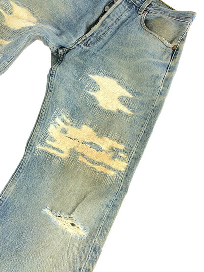 【現状渡し品】【メンズ】 Levi's リーバイス  501 DENIM PANTS 501-0193 デニムパンツ ボトムス トルコ製 ボタン裏 刻印T01 EURO LEVI'S 157-240416-yk-7-tag サイズ：31 カラー：ライトブルー 万代Net店