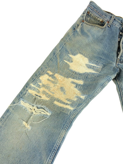 【現状渡し品】【メンズ】 Levi's リーバイス  501 DENIM PANTS 501-0193 デニムパンツ ボトムス トルコ製 ボタン裏 刻印T01 EURO LEVI'S 157-240416-yk-7-tag サイズ：31 カラー：ライトブルー 万代Net店