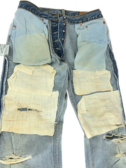 【現状渡し品】【メンズ】 Levi's リーバイス  501 DENIM PANTS 501-0193 デニムパンツ ボトムス トルコ製 ボタン裏 刻印T01 EURO LEVI'S 157-240416-yk-7-tag サイズ：31 カラー：ライトブルー 万代Net店