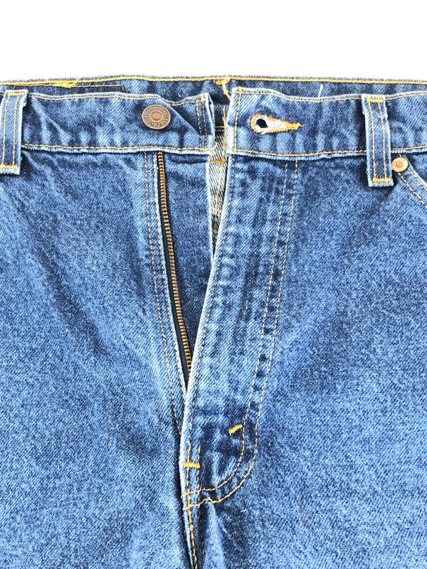 【中古品】【メンズ】 Levi's リーバイス  90's 505 STRAIGHT DENIM PANTS 90年代 505 ストレート デニムパンツ ボトムス オレンジタブ ボタン裏刻印575 157-240420-kk-8-tag サイズ：36 カラー：インディゴ 万代Net店