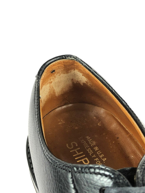 【中古品】【メンズ】 ALDEN オールデン × SHIPS シップス 別注 コラボ PLAIN TOE SHOES 9901 プレーントゥ シューズ 革靴 ドレスシューズ 164-240420-kk-21-tag カラー：ブラック 万代Net店