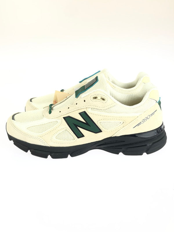 【中古美品】【メンズ】 NEW BALANCE ニューバランス  990V4 U990GB4 MADE IN USA スニーカー 靴 162-240422-kk-24-tag カラー：MACADAMIA/BLACK 万代Net店