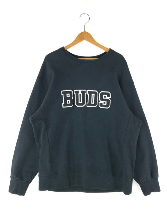 【中古品】【メンズ】  APHRODITE GANG HOLDINGS BUDSPOOL アフロディーテギャング ホールディングス バッズプール HEAVY WEIGHT SWEAT CREWNECK SWEAT ヘビーウエイト クルーネックスウェット トップス トレーナー 142-240426-kk-8-tag サイズ：XL カラー：ブラック 万代Net店