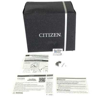 【中古品】【メンズ】 CITIZEN シチズン エコドライブ W770-T023037 BLUETOOTH デイト クロノグラフ 腕時計 197-240424-mo-14-tag カラー：シルバー 万代Net店