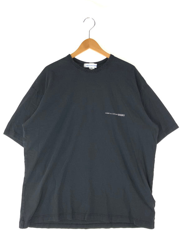 【中古品】【メンズ】 COMME des GARCONS SHIRT コムデギャルソンシャツ  22SS OVER SISED S/S TEE FI-T017 オーバーサイズ ショートスリーブ Tシャツ 半袖 トップス 140-240426-kk-1-tag サイズ：XL カラー：ブラック 万代Net店