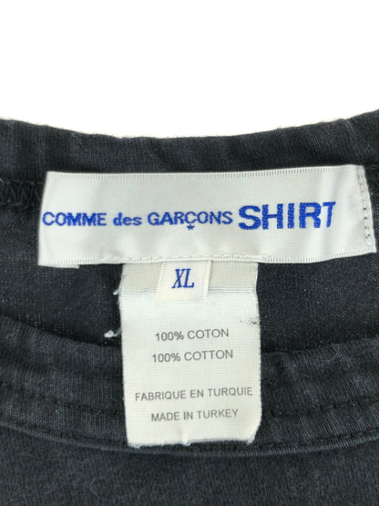 【中古品】【メンズ】 COMME des GARCONS SHIRT コムデギャルソンシャツ  22SS OVER SISED S/S TEE FI-T017 オーバーサイズ ショートスリーブ Tシャツ 半袖 トップス 140-240426-kk-1-tag サイズ：XL カラー：ブラック 万代Net店