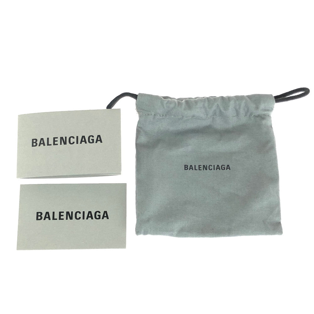 【中古品】【メンズ/レディース】 BALENCIAGA バレンシアガ EVERYDAY COMPACT WALLET 551921 6065 エヴリデイ コンパクト ウォレット 三つ折り財布 181-240424-mo-5-tag カラー：ダークレッド 万代Net店