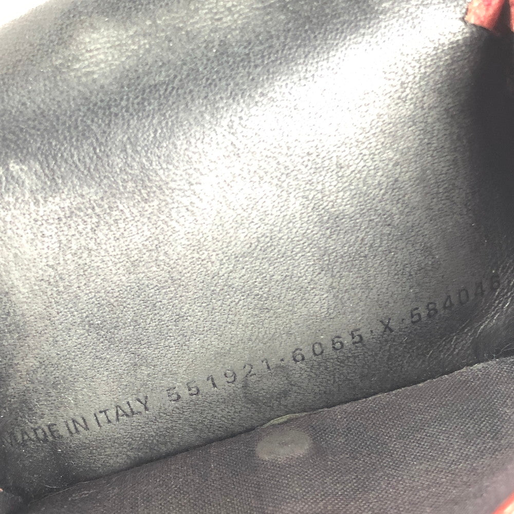 【中古品】【メンズ/レディース】 BALENCIAGA バレンシアガ EVERYDAY COMPACT WALLET 551921 6065 エヴリデイ コンパクト ウォレット 三つ折り財布 181-240424-mo-5-tag カラー：ダークレッド 万代Net店