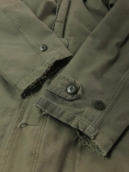 【ジャンク品】【メンズ】 GERMAN ARMYドイツ軍 MOD COAT 8415-12-183-5699 ライナー付き モッズコート アウター 146-260925-na-25-tagh サイズ：サイズ不明 下記参照 カラー：オリーブグレー 万代Net店