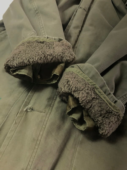 【ジャンク品】【メンズ】 GERMAN ARMYドイツ軍 MOD COAT 8415-12-183-5699 ライナー付き モッズコート アウター 146-260925-na-25-tagh サイズ：サイズ不明 下記参照 カラー：オリーブグレー 万代Net店
