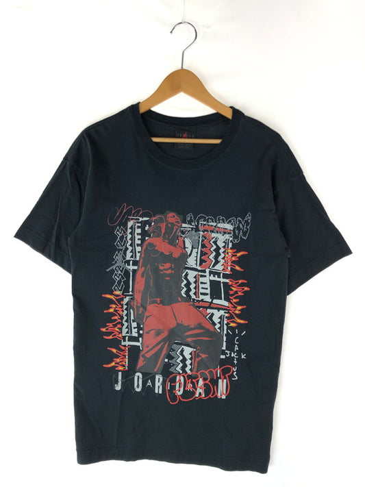 【中古品】【メンズ】 NIKE ナイキ  × TRAVIS SCOTT トラヴィス スコ1ット 別注 コラボ 19SS JORDAN BRAND S/S TEE CK4030-010 ジョーダン ブランド ショートスリーブ Tシャツ 半袖 トップス 148-240710-mo-6-tag サイズ：XS カラー：ブラック 万代Net店