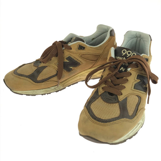 【中古品】【メンズ】 NEW BALANCE ニューバランス M990DVN2 スニーカー 靴 162-251019-rt-03-tag サイズ：28cm US 10 カラー：ベージュ 万代Net店