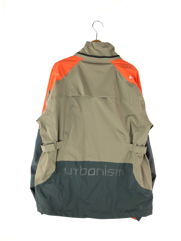 【中古品】【メンズ】  URBANISM アーバニズム URBAN STRETCH WATERPROOF JACKET UNR-302 アーバンストレッチ ウォータープルーフジャケット ライトアウター 144-240502-kk-7-tag サイズ：LL カラー：マルチオレンジ 万代Net店