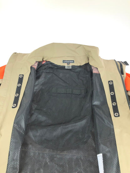 【中古品】【メンズ】  URBANISM アーバニズム URBAN STRETCH WATERPROOF JACKET UNR-302 アーバンストレッチ ウォータープルーフジャケット ライトアウター 144-240502-kk-7-tag サイズ：LL カラー：マルチオレンジ 万代Net店