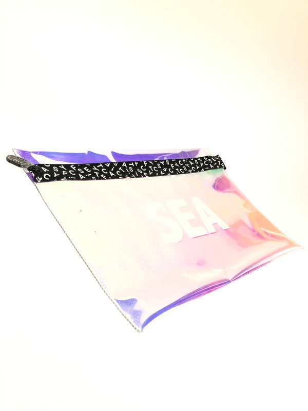 【中古品】【メンズ】 CASETiFY ケースティファイ × WIND AND SEA ウィンダンシー 別注 コラボ WDS MACBOOK SLEEVE IRIDESCENT マックブックスリーブ イリデセント PCケース カバン クラッチバッグ 208-240503-kk-8-tag カラー：オーロラ 万代Net店