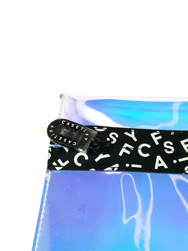 【中古品】【メンズ】 CASETiFY ケースティファイ × WIND AND SEA ウィンダンシー 別注 コラボ WDS MACBOOK SLEEVE IRIDESCENT マックブックスリーブ イリデセント PCケース カバン クラッチバッグ 208-240503-kk-8-tag カラー：オーロラ 万代Net店