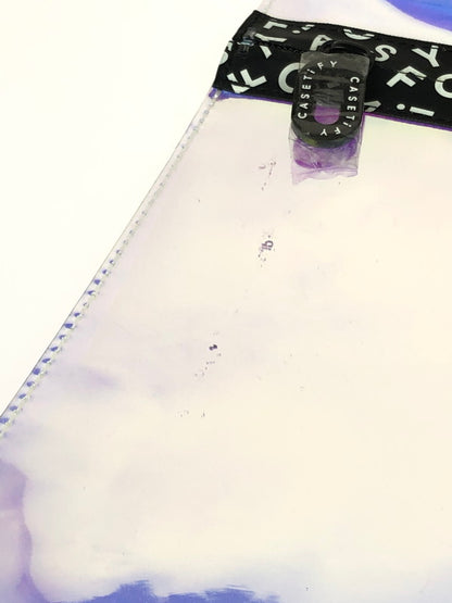 【中古品】【メンズ】 CASETiFY ケースティファイ × WIND AND SEA ウィンダンシー 別注 コラボ WDS MACBOOK SLEEVE IRIDESCENT マックブックスリーブ イリデセント PCケース カバン クラッチバッグ 208-240503-kk-8-tag カラー：オーロラ 万代Net店