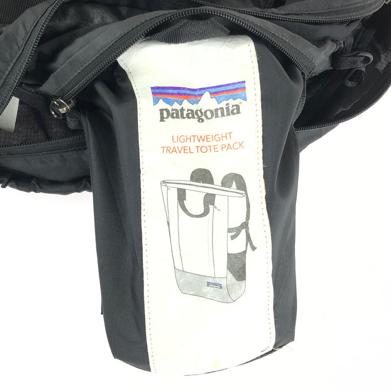 【現状渡し品】【メンズ】 patagonia パタゴニア  17AW LIGHTWEIGHT TRAVEL TOTE PACK 48808FA17 ライトウエイト トラベルトートパック カバン バックパック リュック 188-240504-kk-14-tag カラー：ブラック 万代Net店