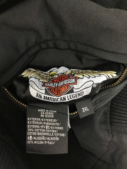 【中古品】【メンズ】 HARLEY DAVIDSON ハーレーダビッドソン REVERSEBULL JACKET 97527-10VM リバーシブルジャケット ブルゾン アウター 147-250214-ki-15-tag サイズ：2XL カラー：ブラック/グレー 万代Net店