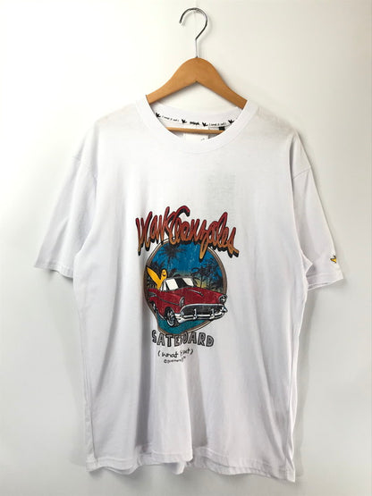 【中古美品】【メンズ】 MARK GONZALES マークゴンザレス GRAPHIC S/S T-SHIRT グラフィック ショートスリーブ Tシャツ 半袖 トップス 150-260714-YY-15-tagh サイズ：L カラー：ホワイト 万代Net店