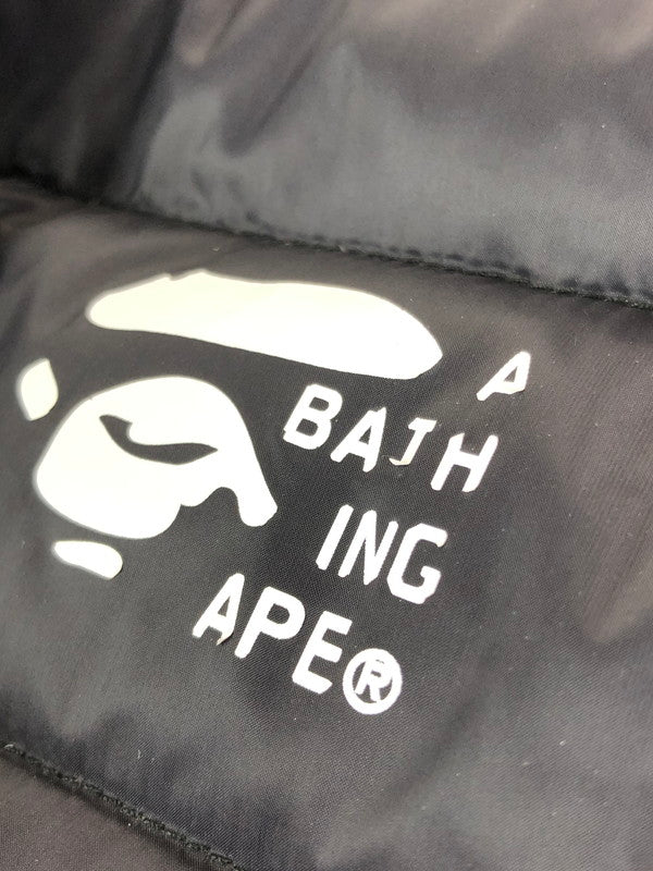 【中古品】【メンズ】 A BATHING APE アベイシングエイプ  LIGHT WEIGHT DOWN JACKET 001GDF201014X ライトウエイト ダウンジャケット アウター 142-240504-kk-19-tag サイズ：L カラー：ブラック 万代Net店