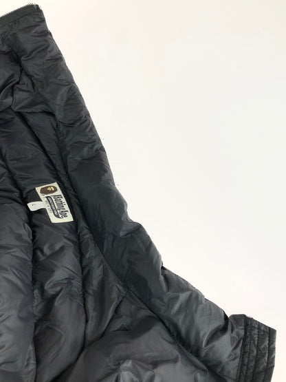 【中古品】【メンズ】 A BATHING APE アベイシングエイプ  LIGHT WEIGHT DOWN JACKET 001GDF201014X ライトウエイト ダウンジャケット アウター 142-240504-kk-19-tag サイズ：L カラー：ブラック 万代Net店