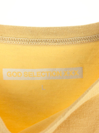 【中古品】【メンズ】  GOD SELECTION XXX ゴッドセレクション トリプルエックス S/S PRINT T-SHIRT ショートスリーブ プリントTシャツ 半袖 トップス 142-240709-mo-8-tag サイズ：L カラー：イエロー 万代Net店