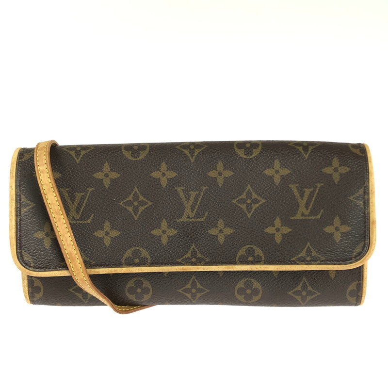 【中古品】【レディース】 LOUIS VUITTON ルイ・ヴィトン モノグラム ポシェット ツイン GM M51852 FL1000 カバン ショルダーバッグ 179-240508-mo-13-tag カラー：モノグラム 万代Net店