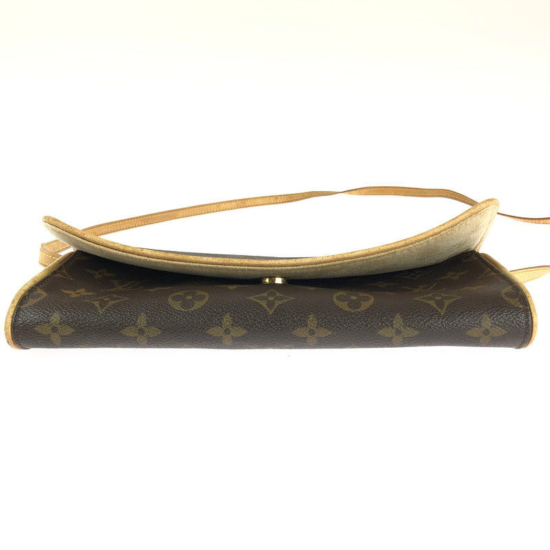 【中古品】【レディース】 LOUIS VUITTON ルイ・ヴィトン モノグラム ポシェット ツイン GM M51852 FL1000 カバン ショルダーバッグ 179-240508-mo-13-tag カラー：モノグラム 万代Net店