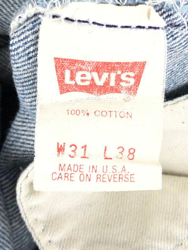 【中古品】【メンズ】 Levi's リーバイス 80s DENIM PANTS VINTAGE 1501-0117 80年代 デニムパンツ ボトムス ヴィンテージ USA製 157-240510-mo-11-tag サイズ：w31Ⅼ38 カラー：インディゴ 万代Net店