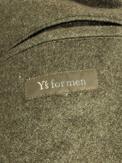 【中古品】【メンズ】 Y’s for men ワイズフォーメン  WOOL SNAP JACKET MK-Y18-071 Yohji Yamamoto ウールスナップ ジャケット ヨウジヤマモト アウター 140-240523-yk-2-tag サイズ：表記なし 下記参照 カラー：アイボリー 万代Net店