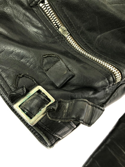 【ジャンク品】【メンズ】 USED LEATHER JACKET レザージャケット ライダースジャケット アウター 146-260909-na-16-tagh サイズ：サイズ不明 下記参照 カラー：ブラック 万代Net店