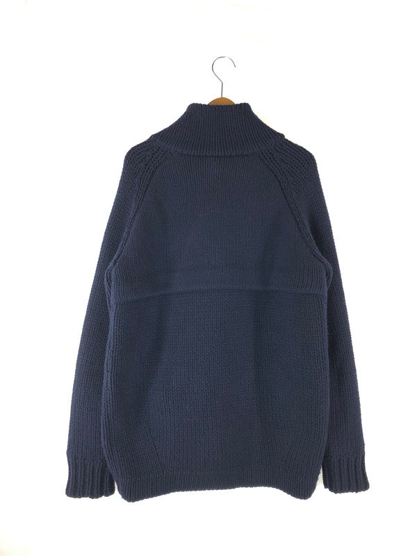 【中古品】【メンズ】 ACNE STUDIOS アクネストゥディオズ  14AW BYRON SH TRENCH SWEATER トレンチセーター アウター ニットジャケット 141-240508-kk-4-tag サイズ：S カラー：ネイビー 万代Net店